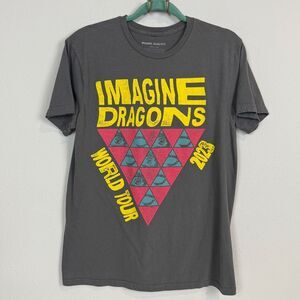 Imagine Dragons Grey 2023 Concert T-shirt M
